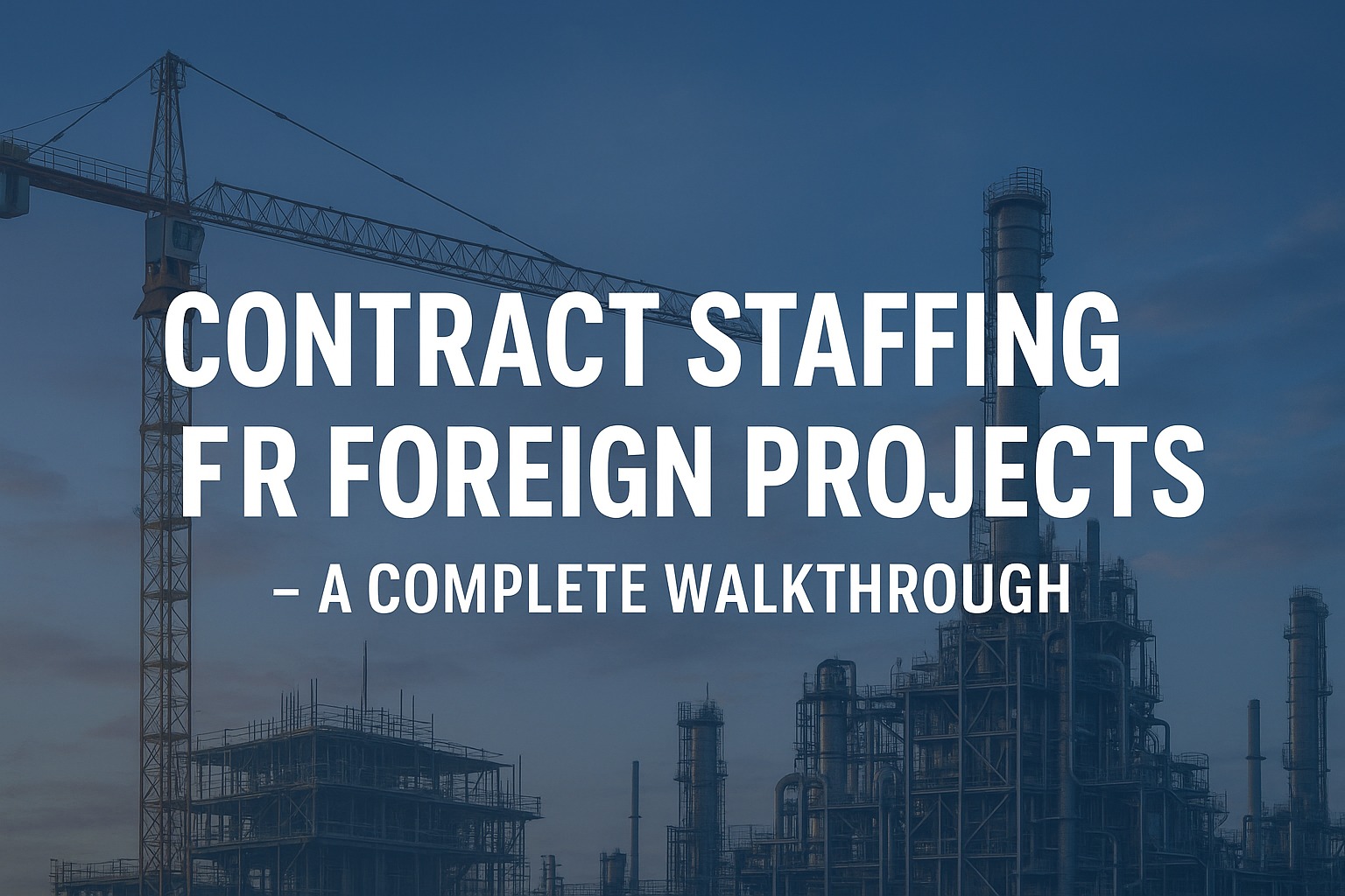 Contract Staffing for Foreign Projects